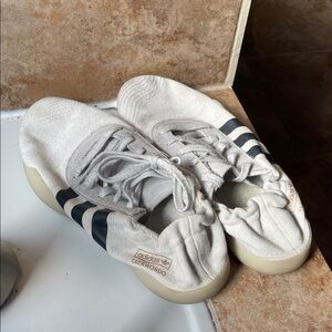 Adidas White and Black Martial Arts Shoes